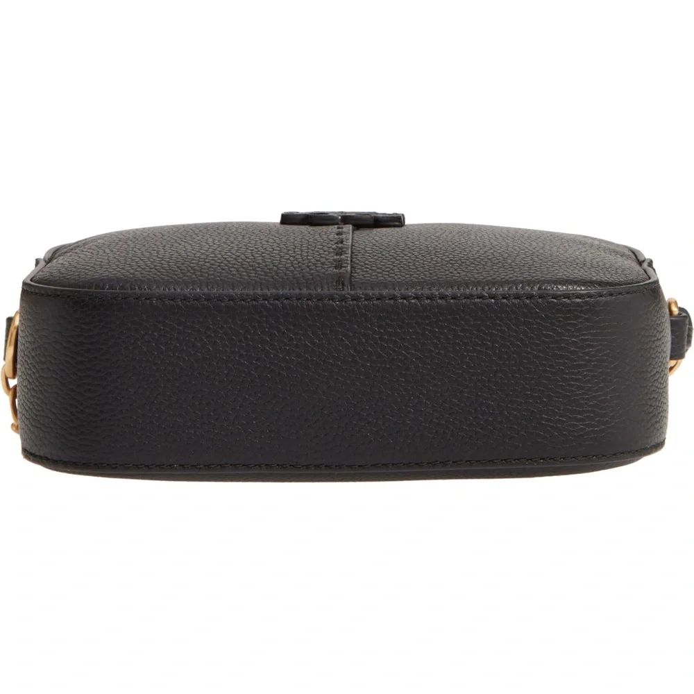 Tory Burch McGraw Black Camera Crossbody Bag